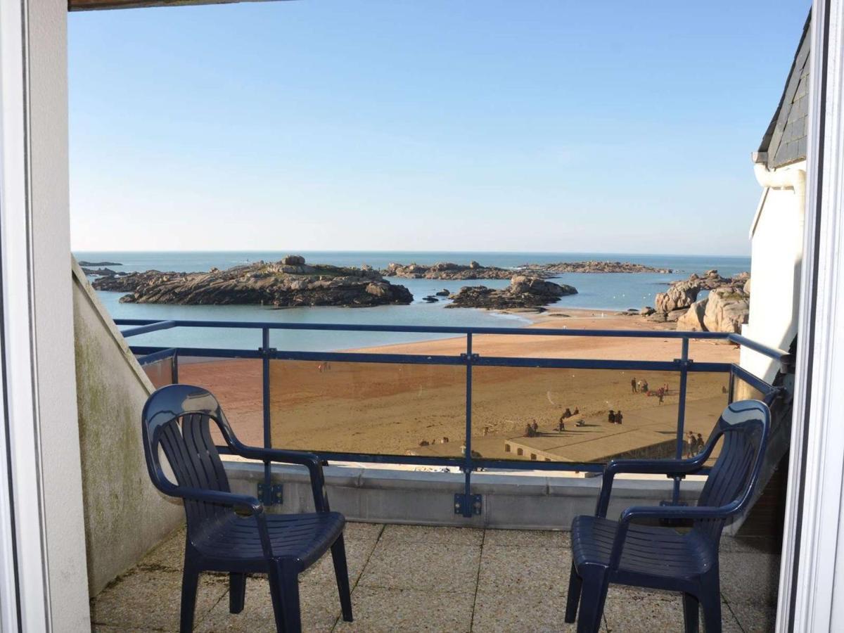 Appartement Terrasse Bord De Mer A Tregastel Avec Parking - Fr-1-368-19 Zewnętrze zdjęcie